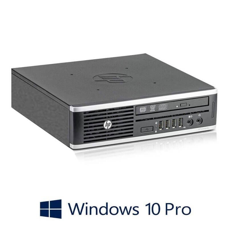 Calculatoare HP Compaq 8200 Elite USFF, i3-2100 Win 10 Pro