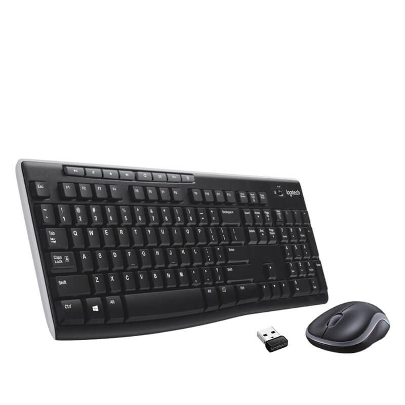 Kit Tastatura + Mouse Wireless Logitech MK270, Layout: QWERTY US
