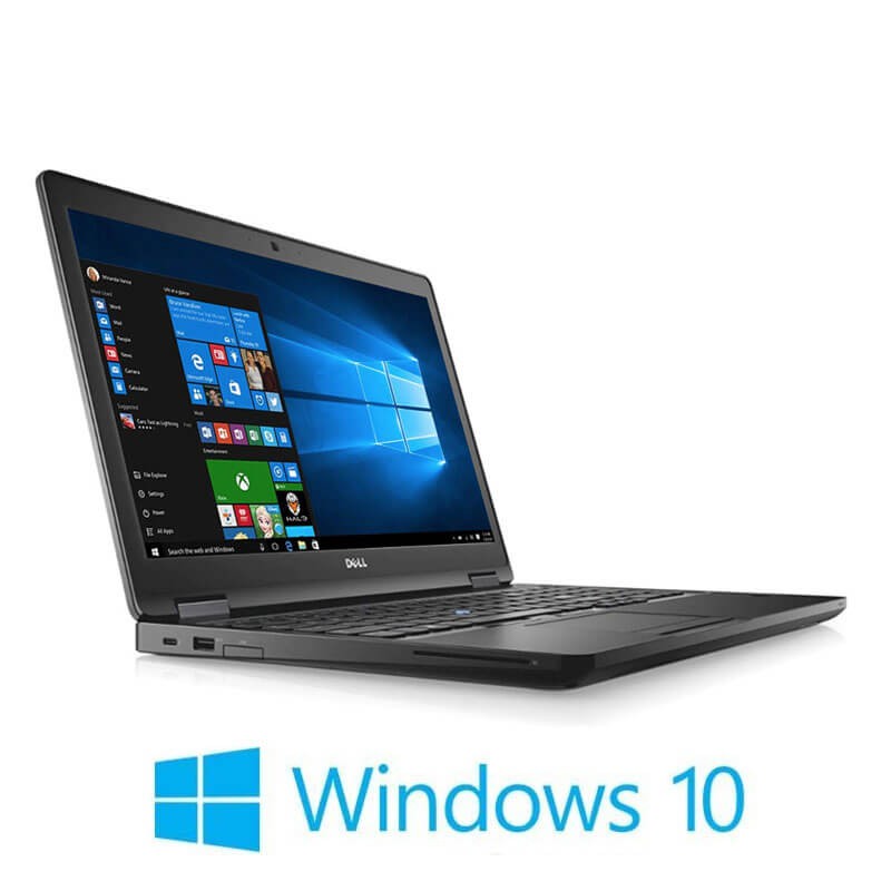 Laptop Dell Latitude 5590, i5-7300U, SSD, Full HD, Webcam, Win 10 Home