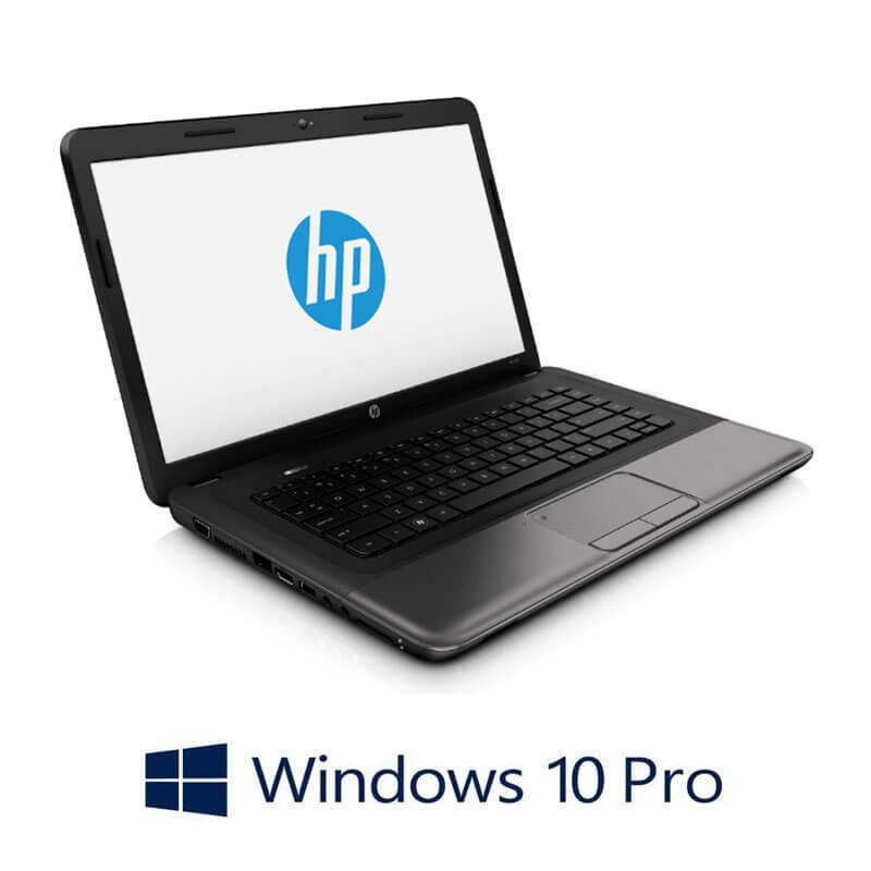 Laptop HP 650, Intel Dual Core B950, Display 15.6 inci, Webcam, Win 10 Pro