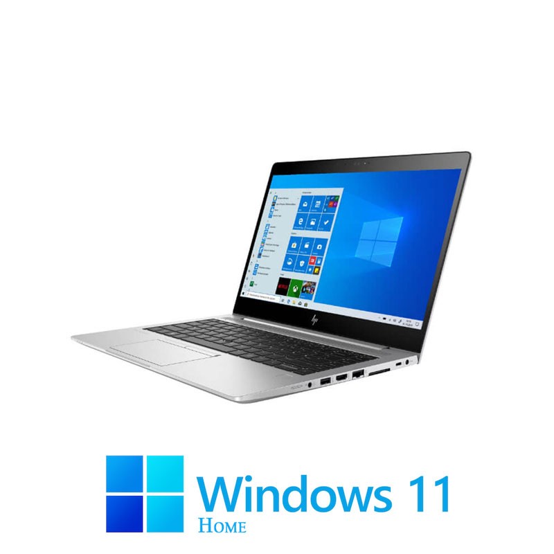 Laptop HP EliteBook 840 G6, Quad Core i7-8565U, 256GB SSD, FHD IPS, Win 11 Home