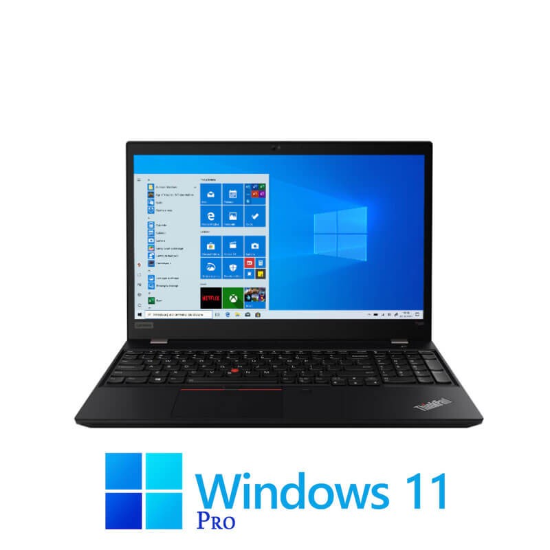 Laptop Lenovo T590, Quad Core i5-8265U, 256GB SSD, 15.6 inci FHD, Win 11 Pro