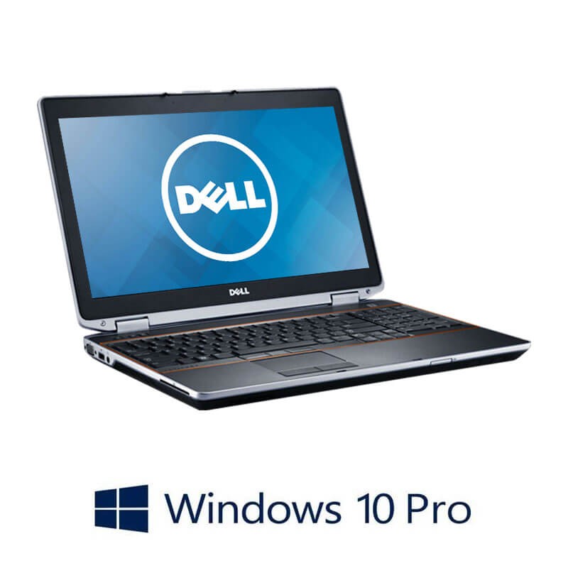 Laptopuri Dell Latitude E6520, Quad Core i7-2720QM, Full HD, Baterie Noua, Win 10 Pro