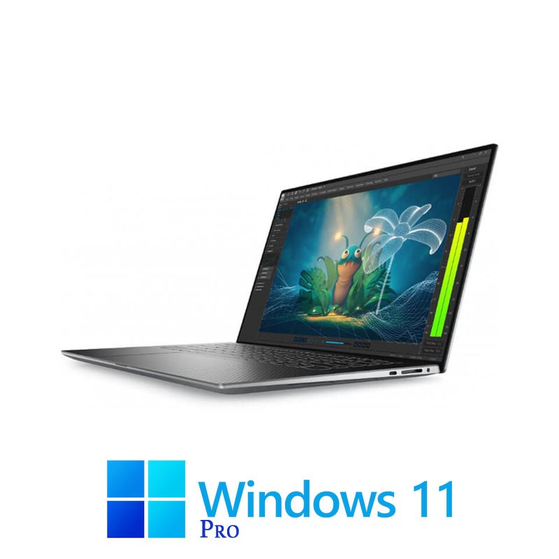 Laptopuri Dell Precision 5570, i7-12800H, Display NOU 4K, RTX A2000 8GB, Win 11 Pro