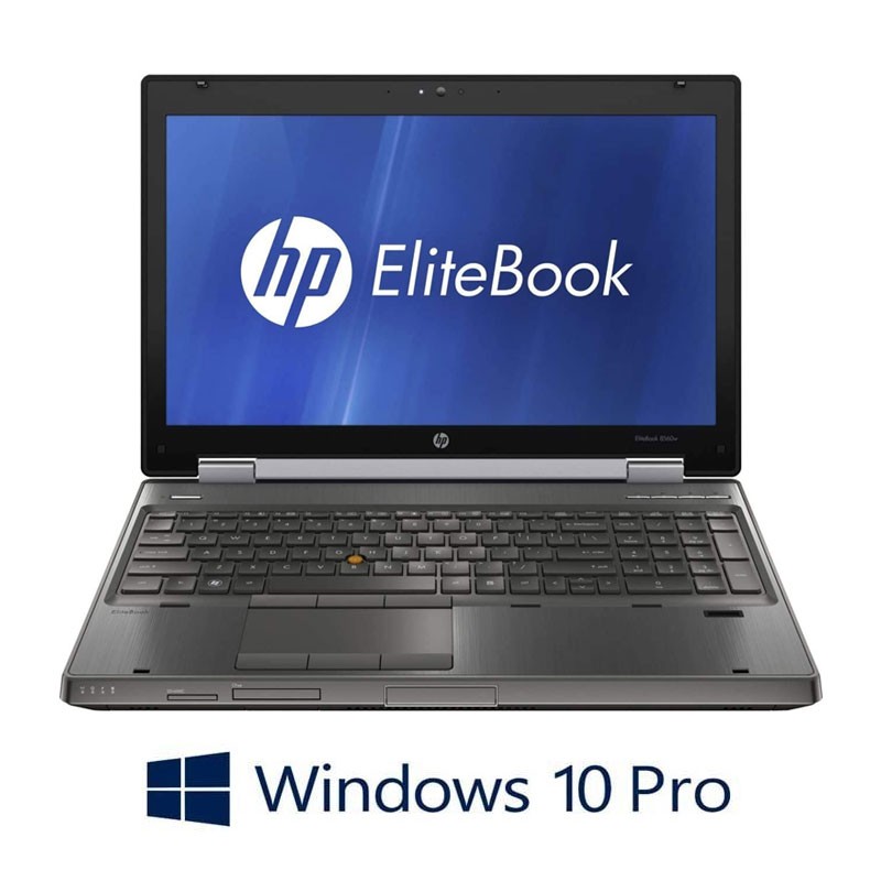 Laptopuri HP EliteBook 8560w, Intel i5-2540M, Full HD, Radeon HD 6730M 1GB, Win 10 Pro
