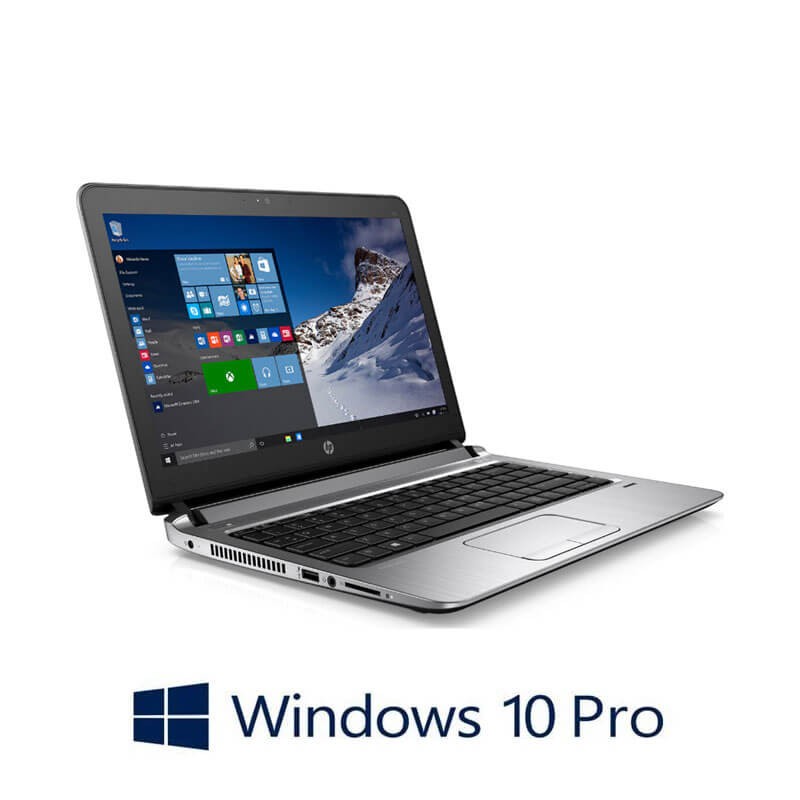 Laptopuri HP ProBook 430 G3, i5-6200U, 256GB SSD NOU, 13.3 inci, Webcam, Win 10 Pro