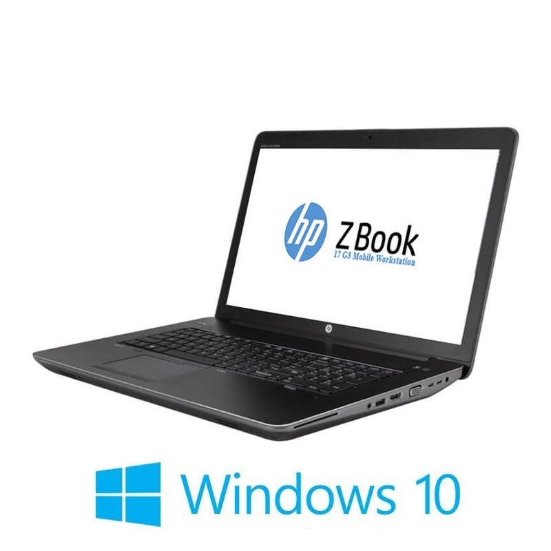 Laptopuri HP ZBook 17 G3, i7-6820HQ, Full HD IPS, Quadro M3000M 4GB, Win 10 Home