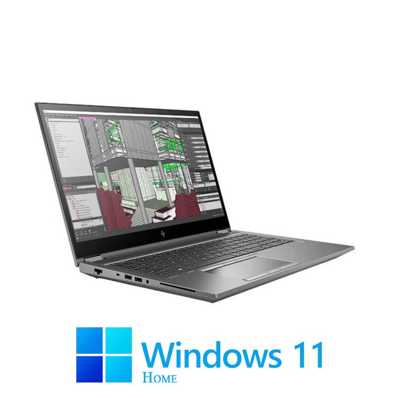Laptopuri HP ZBook Fury 15 G8, i7-11850H, 32GB, SSD, RTX A3000 6GB, Win 11 Home