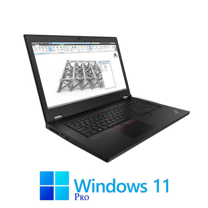 Laptopuri Lenovo P17 Gen 1, W-10855M, 64GB DDR4, SSD, RTX 5000 16GB, Win 11 Pro