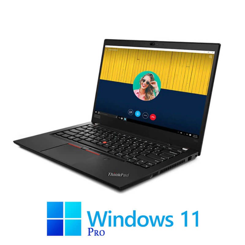 Laptopuri Lenovo T495, Ryzen 5 Pro 3500U, 256GB SSD, Display NOU Full HD, Win 11 Pro