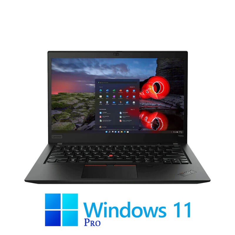 Laptopuri Lenovo ThinkPad T495s, Ryzen 7 Pro 3700U, SSD, Display NOU, Win 11 Pro