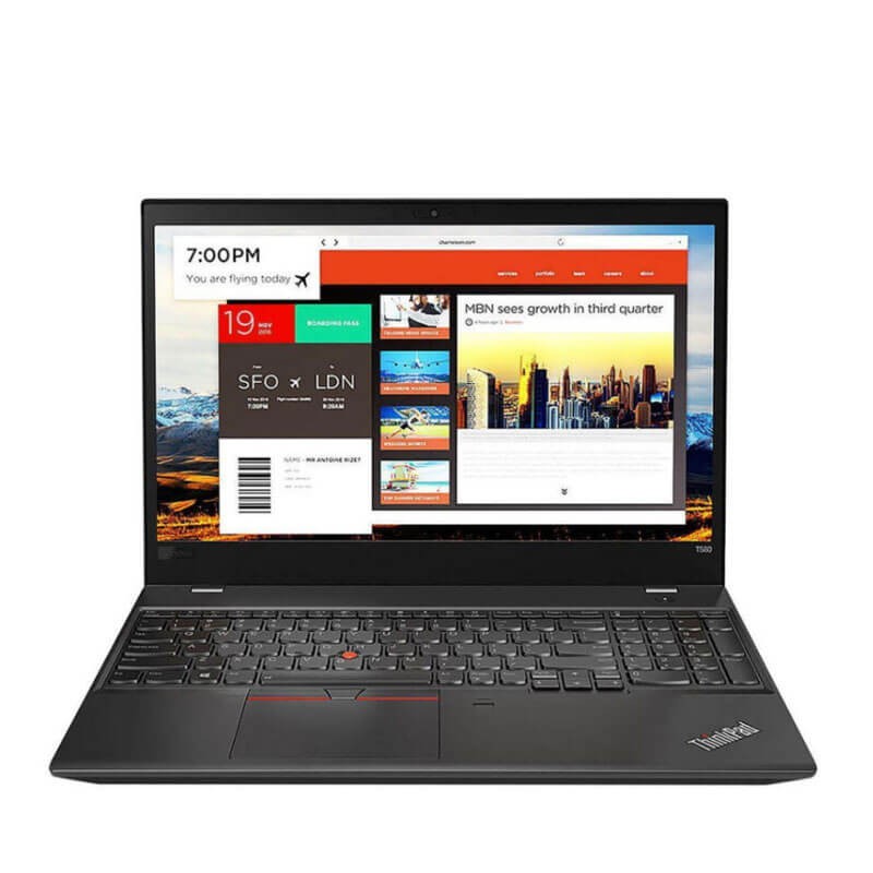 Laptopuri second hand Lenovo T580, i5-7300U, 16GB DDR4, 256GB SSD, 15.6 inci Full HD, Grad B