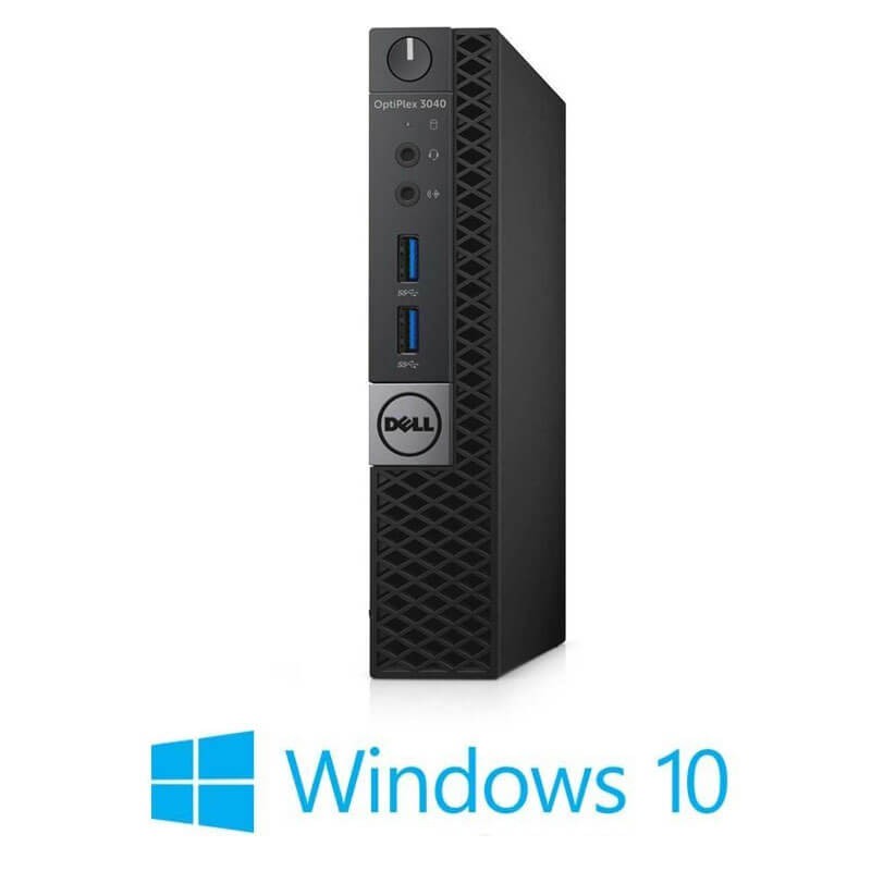 Mini Calculatoare Dell OptiPlex 3040, Intel Core i3-6100T, 120GB SSD, Win 10 Home