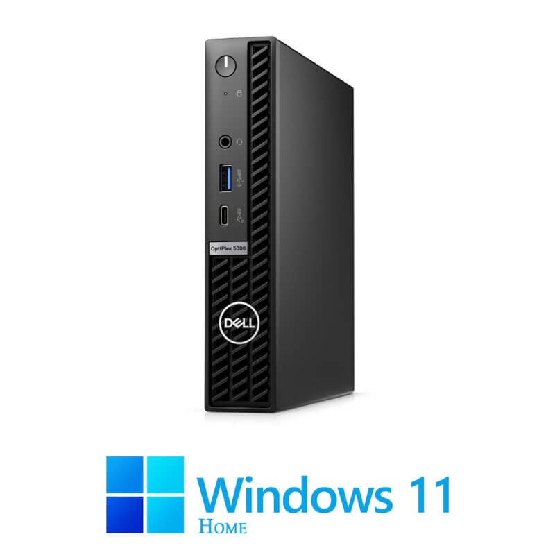 Mini Calculatoare Dell OptiPlex 5000, Intel i7-12700T, 16GB DDR4, 512GB SSD, Win 11 Home
