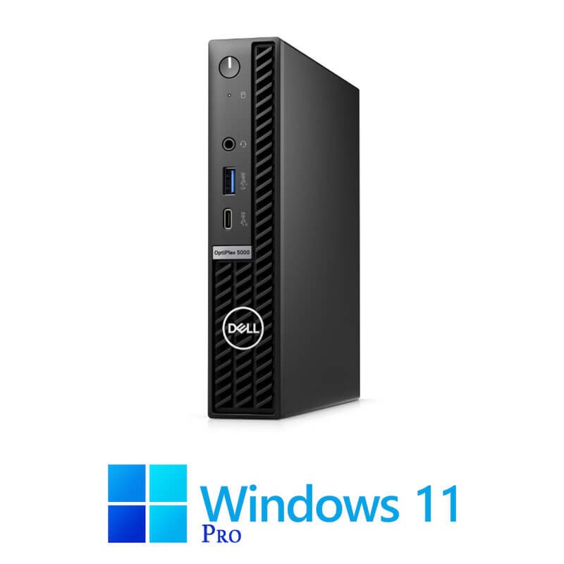 Mini Calculatoare Dell OptiPlex 5000, Intel i7-12700T, 16GB DDR4, 512GB SSD, Win 11 Pro