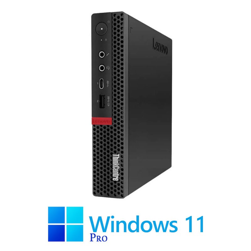 Mini Calculatoare Lenovo ThinkCentre M720q, Hexa Core i5-9400T, 16GB DDR4, Win 11 Pro