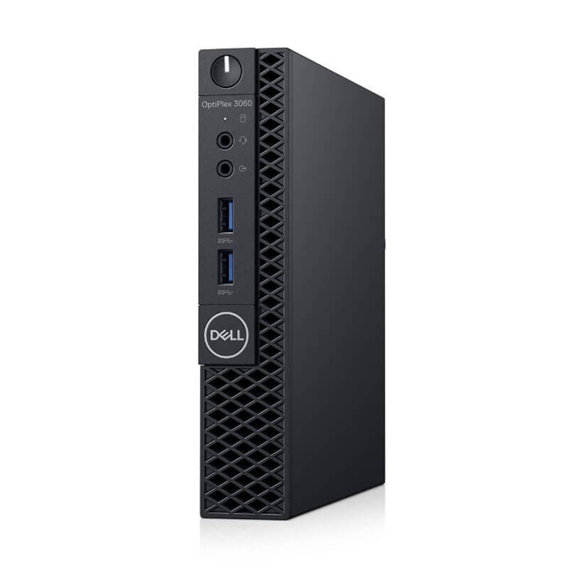 Mini Calculatoare second hand Dell OptiPlex 3060, Intel Hexa Core i5-9400T, 8GB DDR4, 256GB SSD