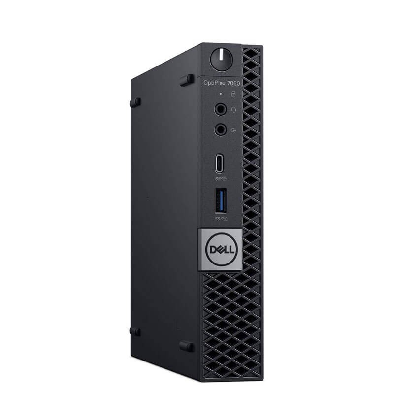 Mini Calculatoare second hand Dell OptiPlex 7060, Intel Hexa Core i5-8500T, 16GB DDR4, 256GB SSD