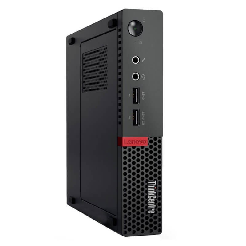 Mini Calculatoare second hand Lenovo ThinkCentre M710q, Quad Core i5-7500T, 8GB DDR4, 256GB SSD