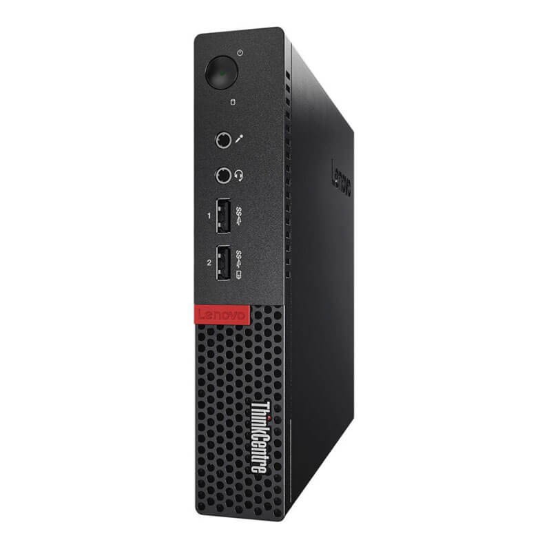 Mini Calculatoare second hand Lenovo ThinkCentre M710q, Quad Core i5-7600T, 8GB DDR4, 128GB SSD