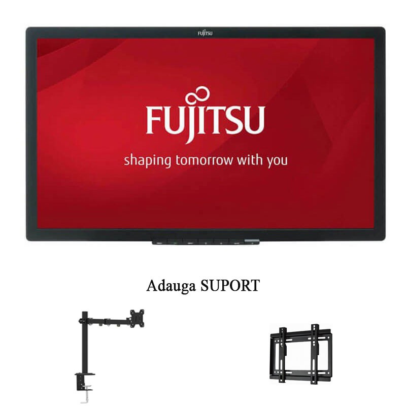 Monitoare LED second hand Fujitsu B24T-7, 24 inci Full HD, Fara Picior, Grad B