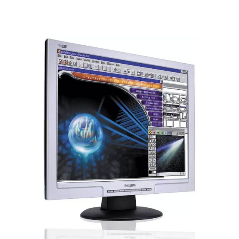Monitor LCD Philips 190S7FS, 19 inci, 1280 x 1024p