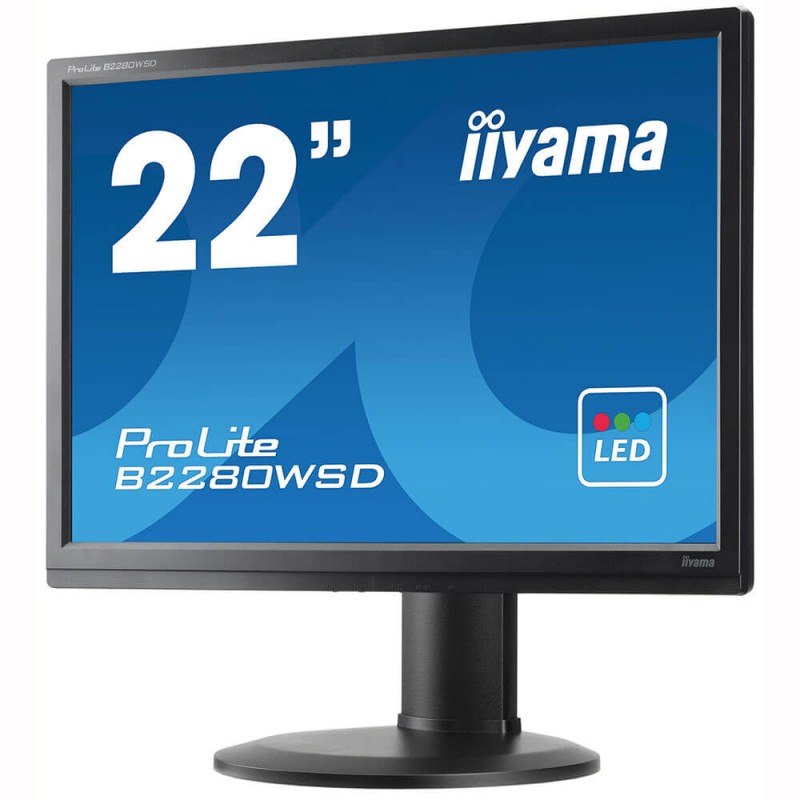 Monitor LED Iiyama ProLite B2280HS-B1, 21.5 inci Full HD