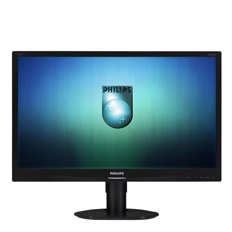 Monitor LED second hand Philips Brilliance 231S4Q, 23 inci Full HD IPS, Grad B