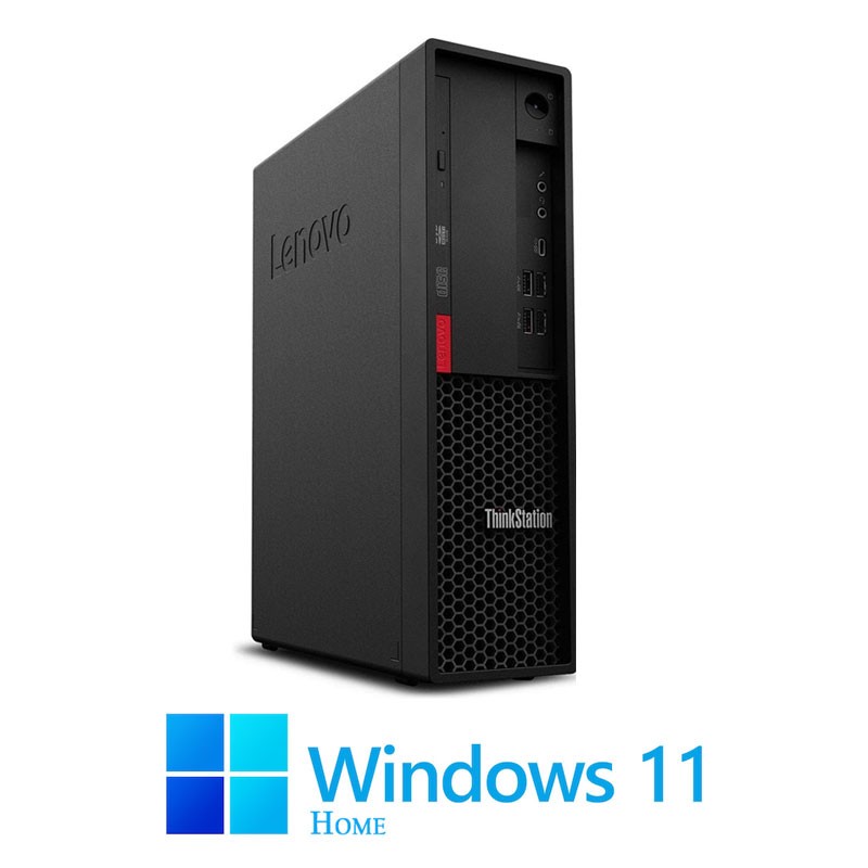 Statie grafica Lenovo P330 SFF, E-2134, 16GB DDR4, SSD, Quadro P400, Win 11 Home