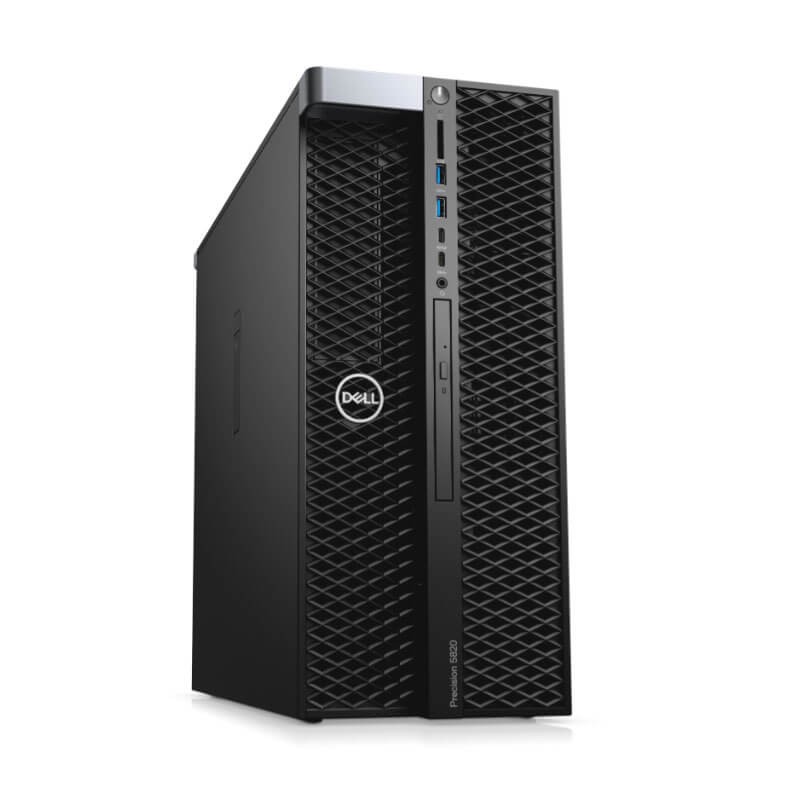 Statie grafica second hand Dell Precision 5820, W-2223, 32GB DDR4, SSD, Radeon Pro WX 3200 4GB