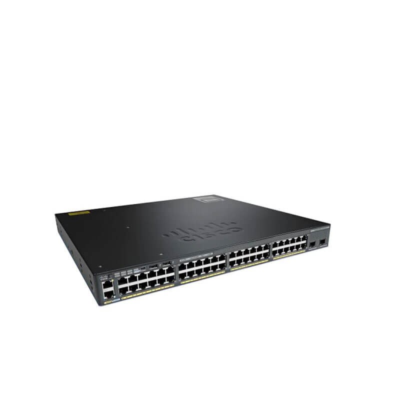 Switch Cisco Catalyst WS-C2960X-48TS-L, 48 x Rj-45 10/100/1000Mbps
